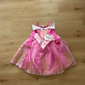 Aurora Princess Dress Costume Sleeping Beauty Pink Girls NWT Great Pretenders